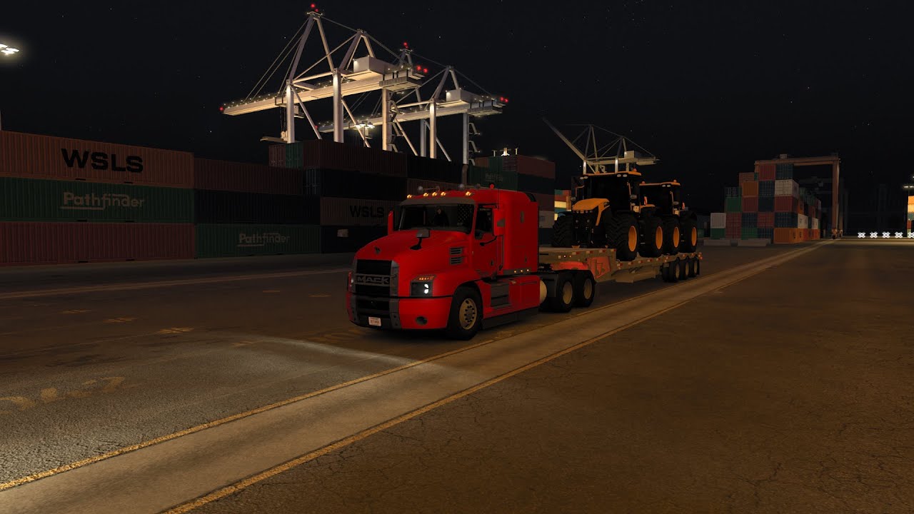 American Truck Simulator TruckersMP Tractor JCB Fastrac 4220 To Medford