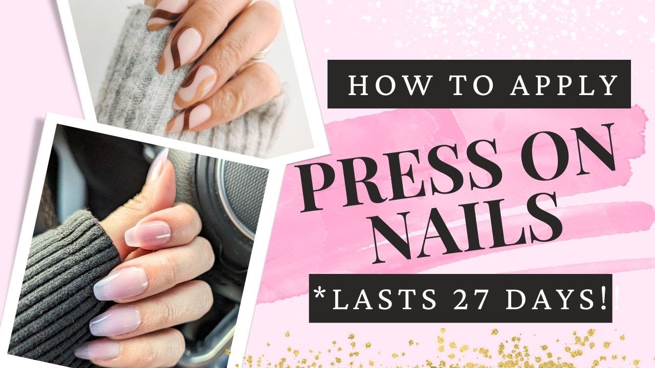 PRESS ON NAILS that LAST A MONTH!/Everything you need to know #nails #pressonnails