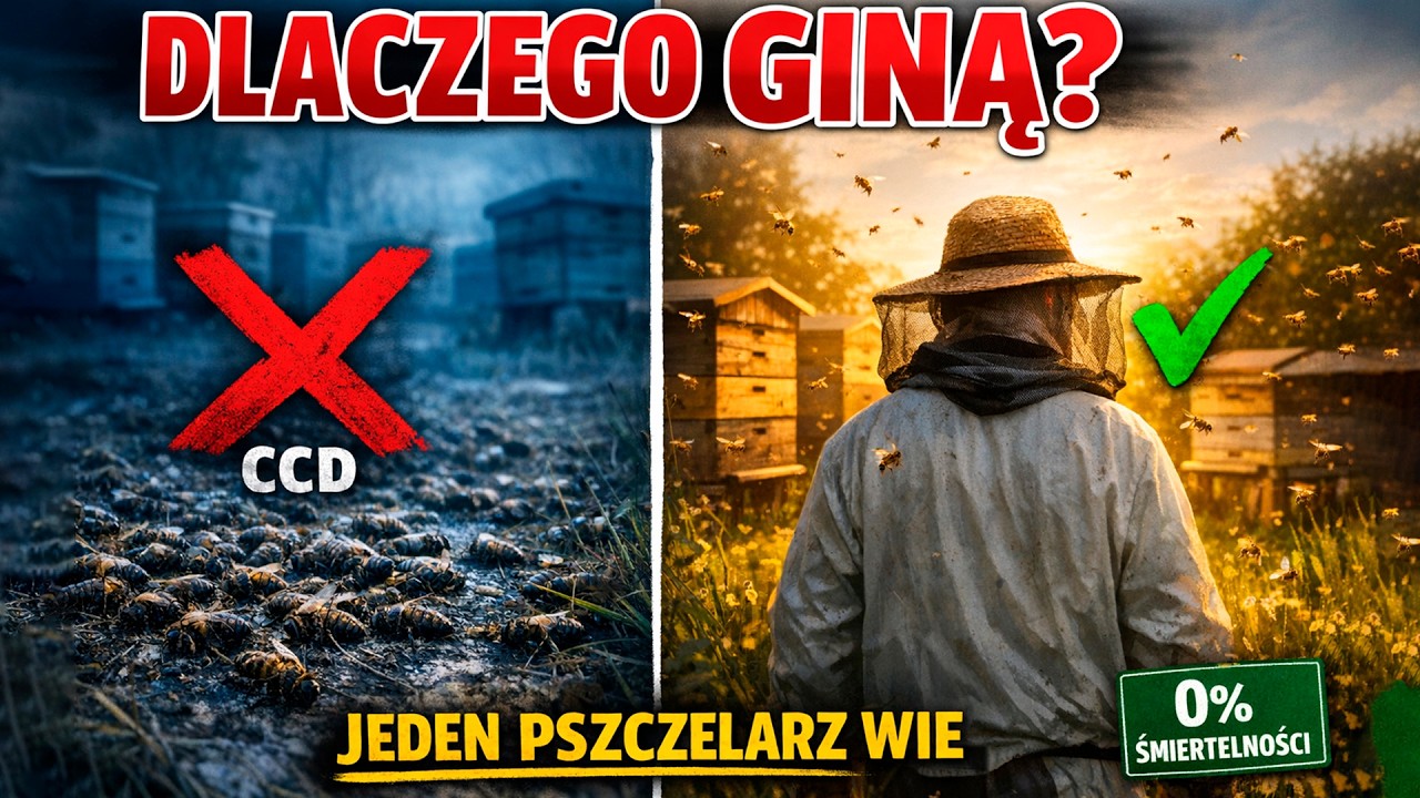 Dlaczego pszczoły masowo giną — i co jeden pszczelarz ze wsi robi INACZEJ niż wszyscy