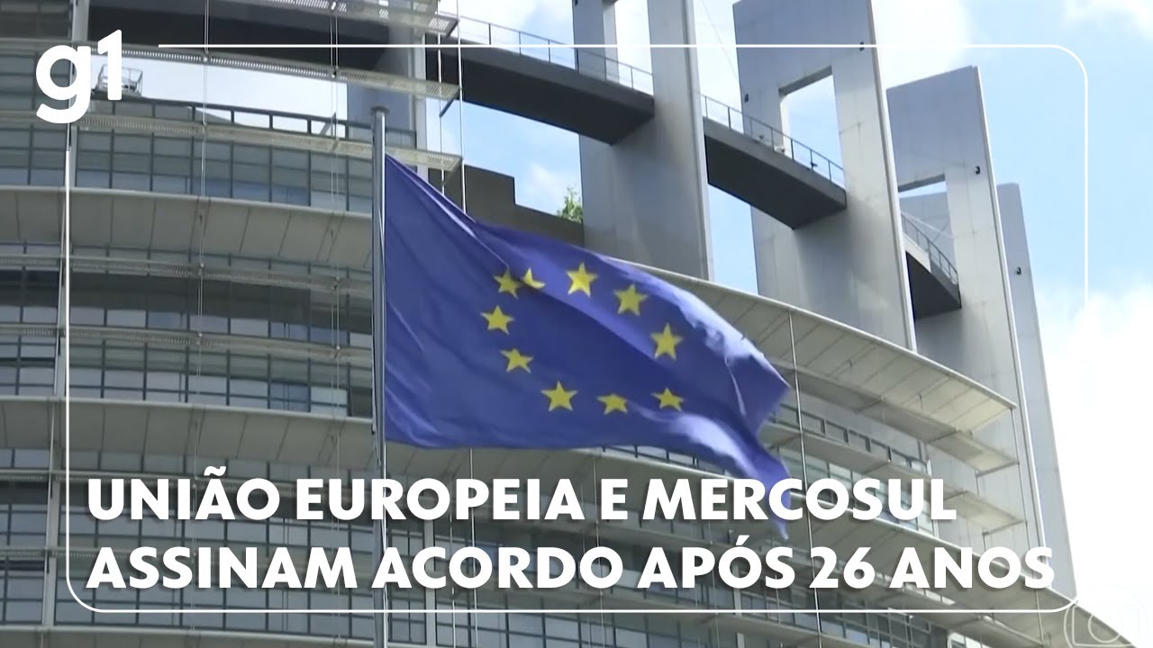 Uni&atilde;o Europeia e Mercosul assinam acordo ap&oacute;s 26 anos de negocia&ccedil;&otilde;es