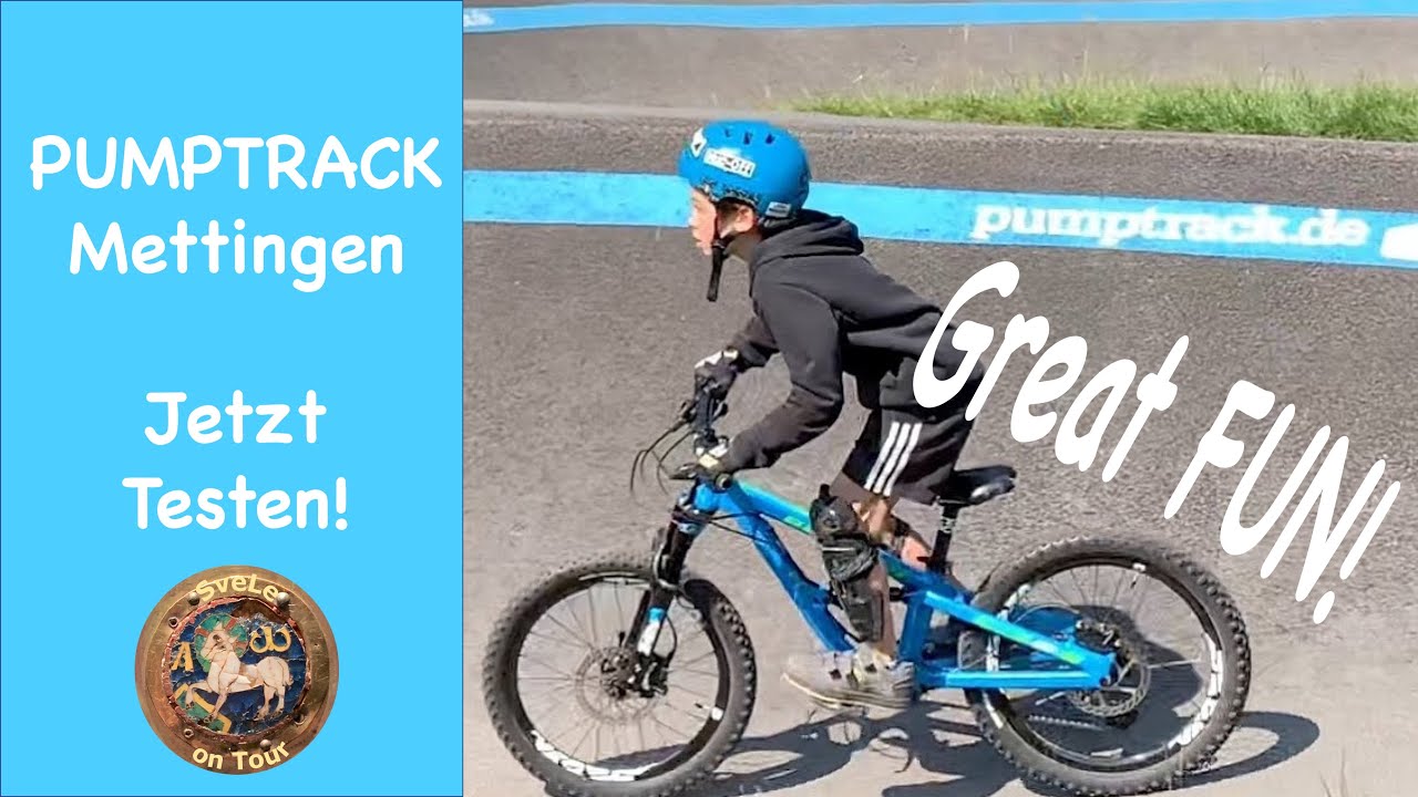 Pumptrack Mettingen | Test der öffentlichen Bahn