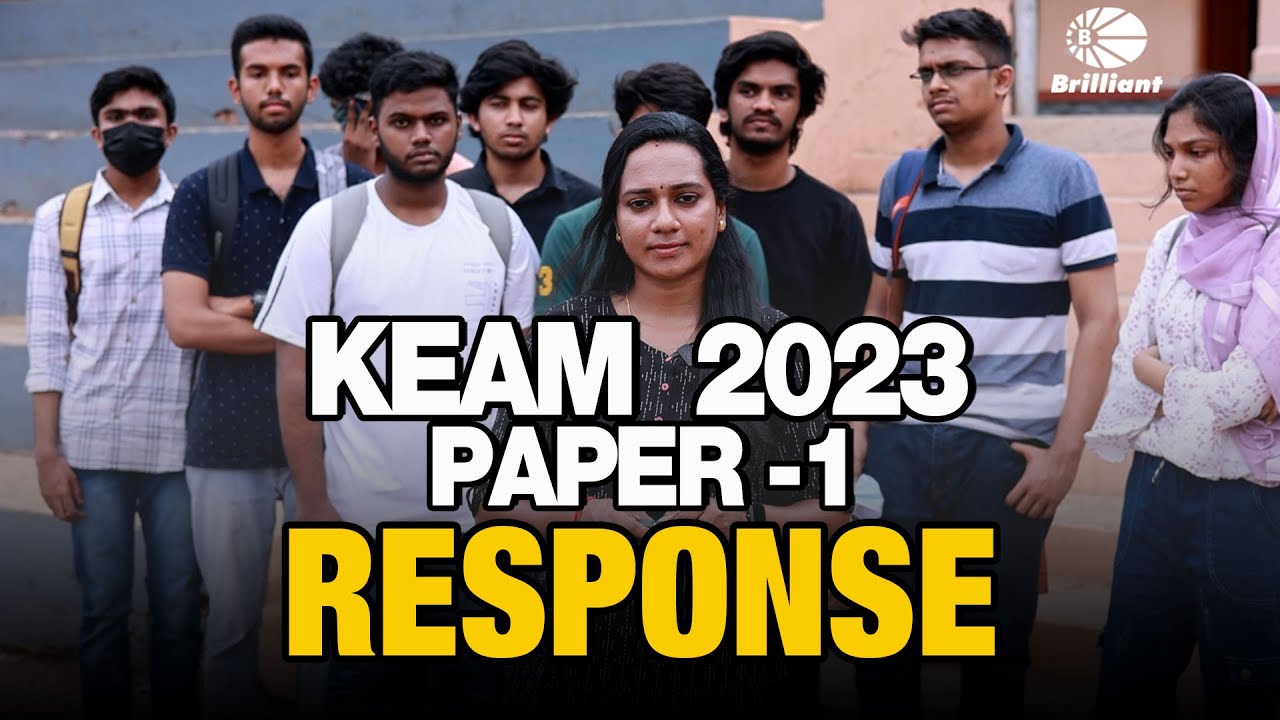 KEAM 2023 | PAPER -1 RESPONSE