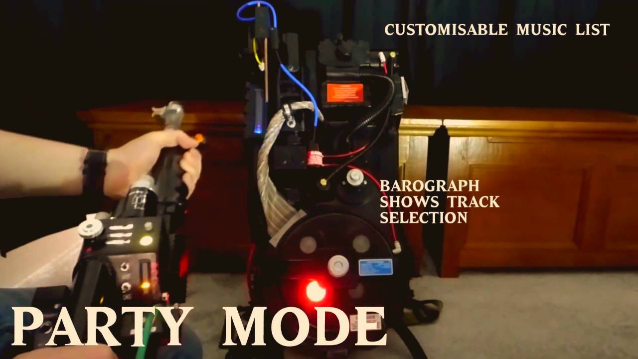 Proton Pack Demonstration - Featuring The Positron from Rabid Prototypes!