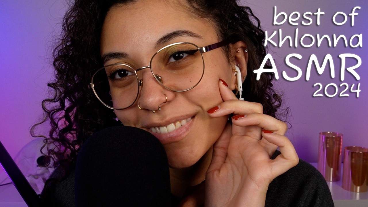 1.5 HOURS | BEST of Khlonna ASMR 2024 (mouth sounds, whispers, + more)