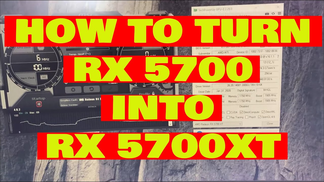 How to BIOS Flash a RX 5700 to a RX 5700 XT - Full Crossflash Tutorial
