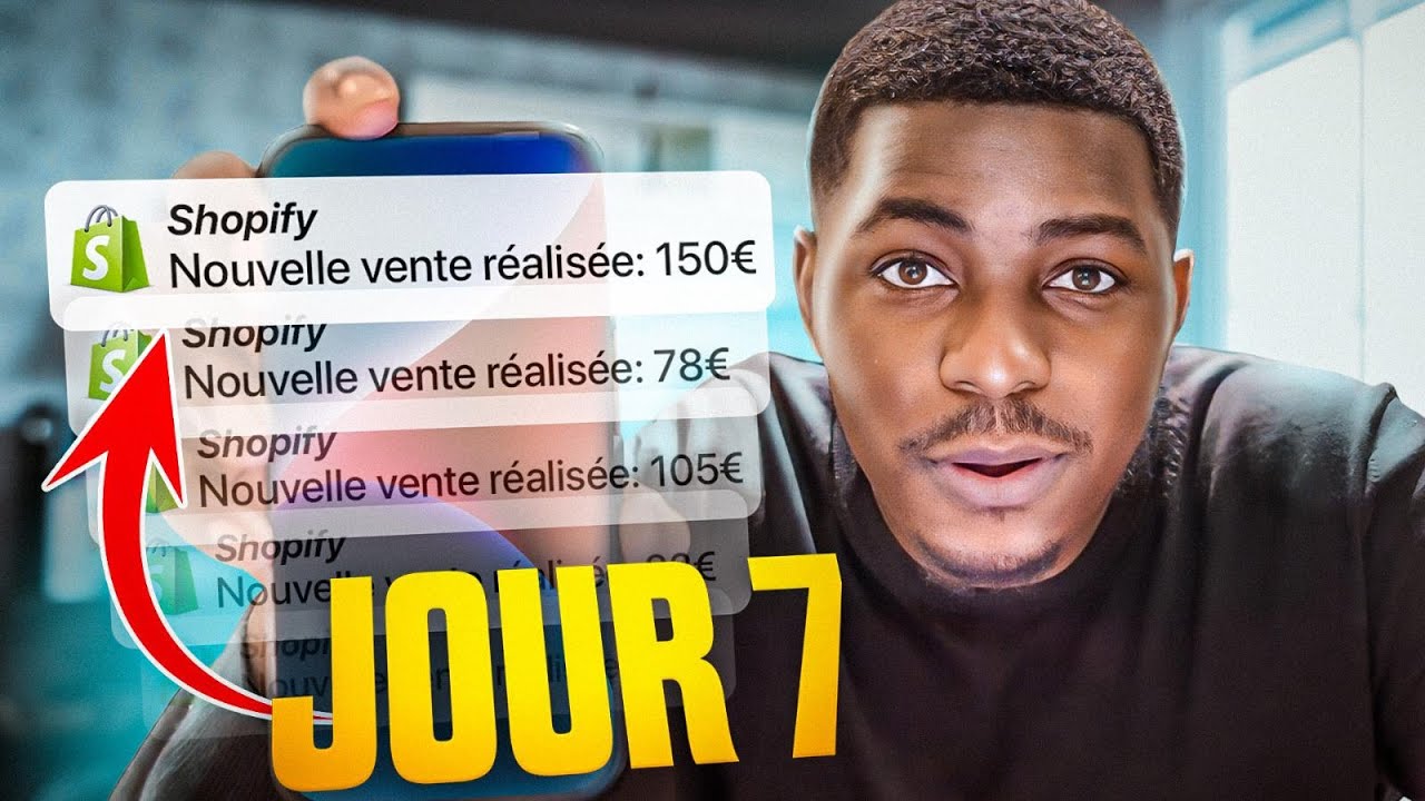 J'ai Essayé Le Dropshipping Pendant 7 jours en partant de zéro (résultats réels)