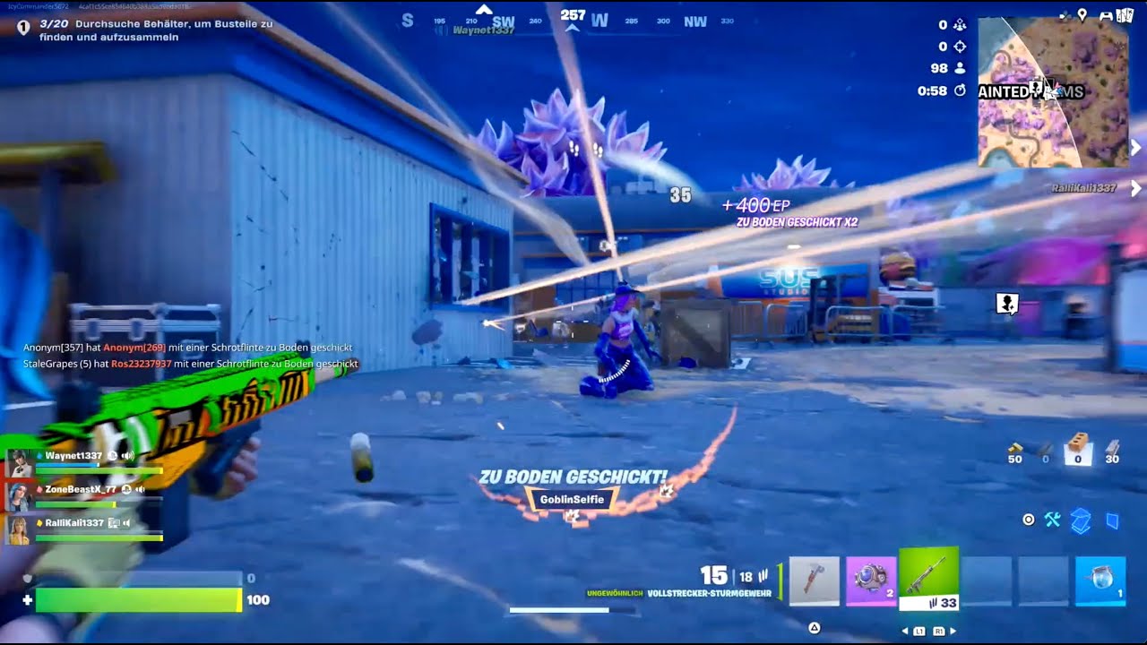 Fortnite Chapter 7 - Pacific Break - Squad - die with a smile
