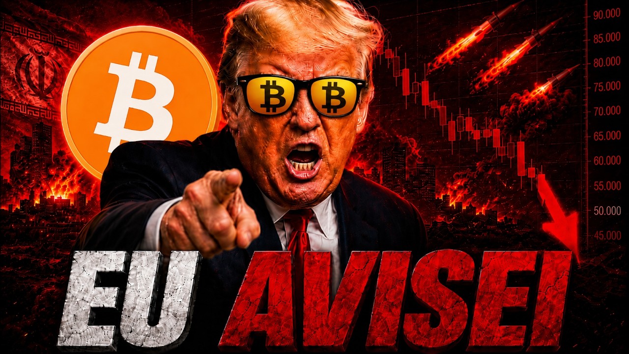 URGENTE: TRUMP ATACA O IR&Atilde;, Bitcoin DESPENCA... EU AVISEI ontem que isso ia acontecer...