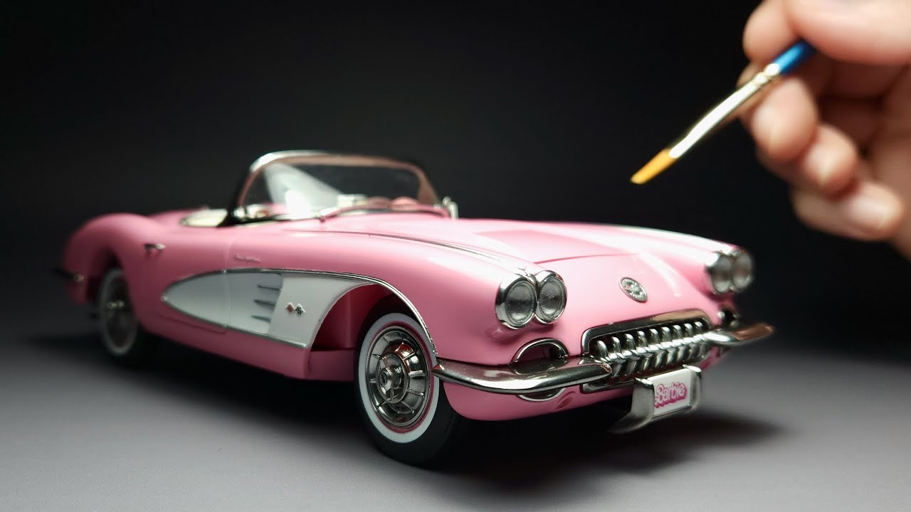 마고 로비 눈나 취향저격할 바비카 만들기 (Revell 1/24 '58 Corvette Roadster )