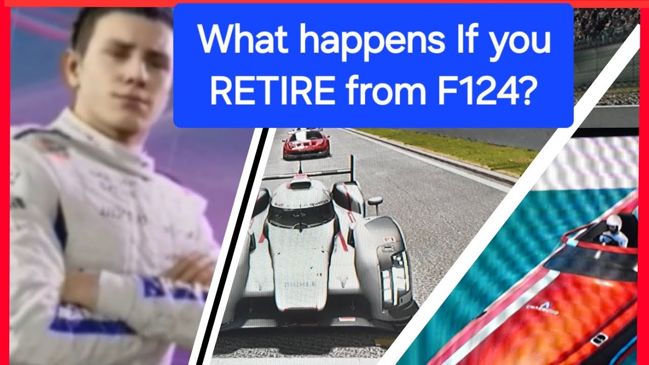 What happens when you RETIRE from F124 career mode?