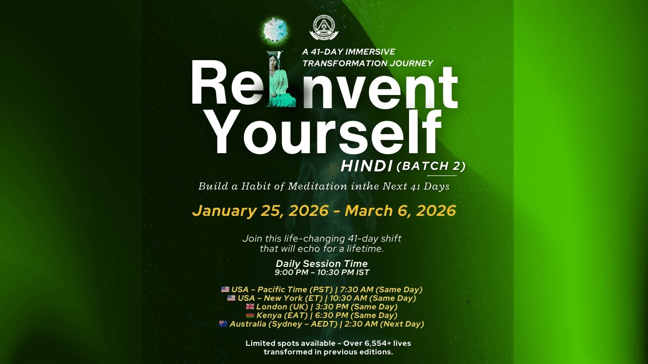 Day 11 | Reinvent Yourself Hindi 2 | Power of Thought | Nandini