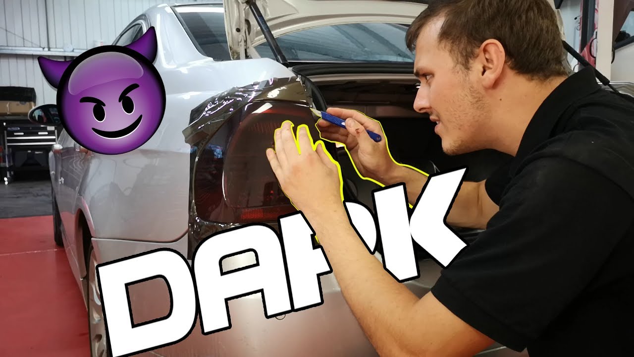 How to: Tinting my own Bmw 3 series E90 rear lights (Very Dark)