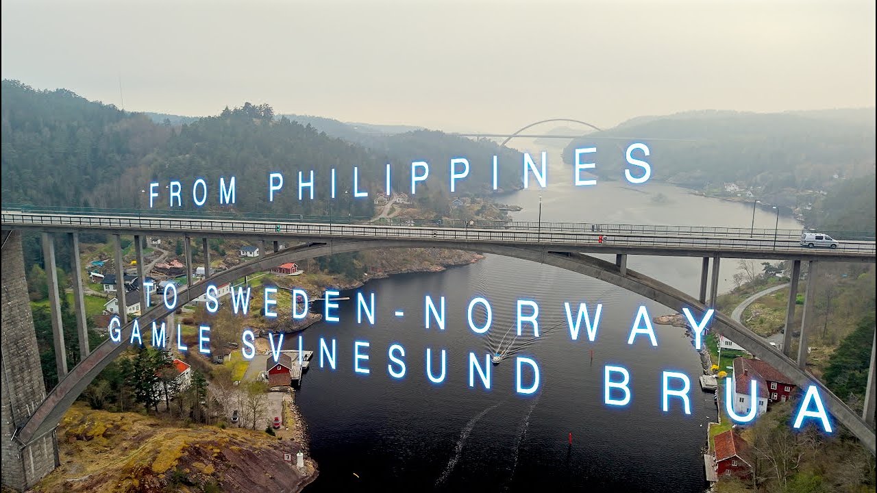 Mother and Son Reunite on the Norway–Sweden Border | Emotional Drone Footage at Old Svinesund Bridge