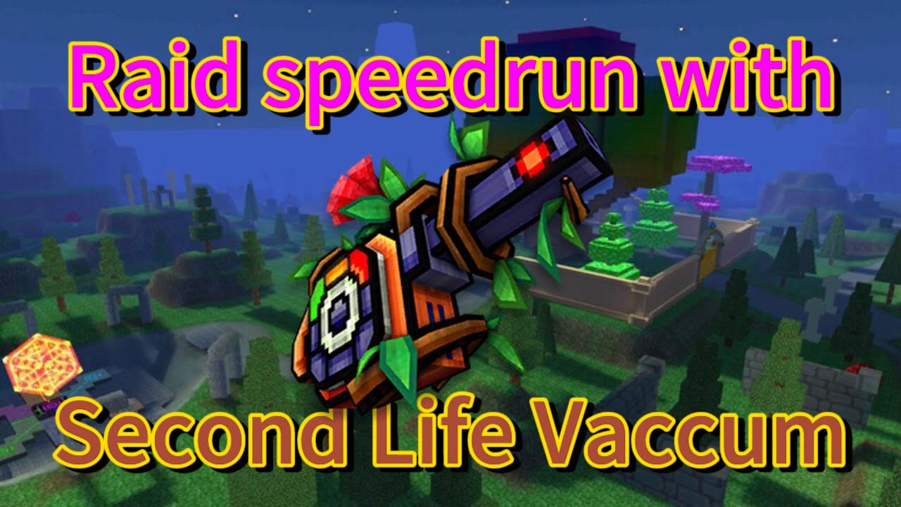 (Pixel Gun 3D) Raid Magical Valley speedrun with Second Life Vaccum