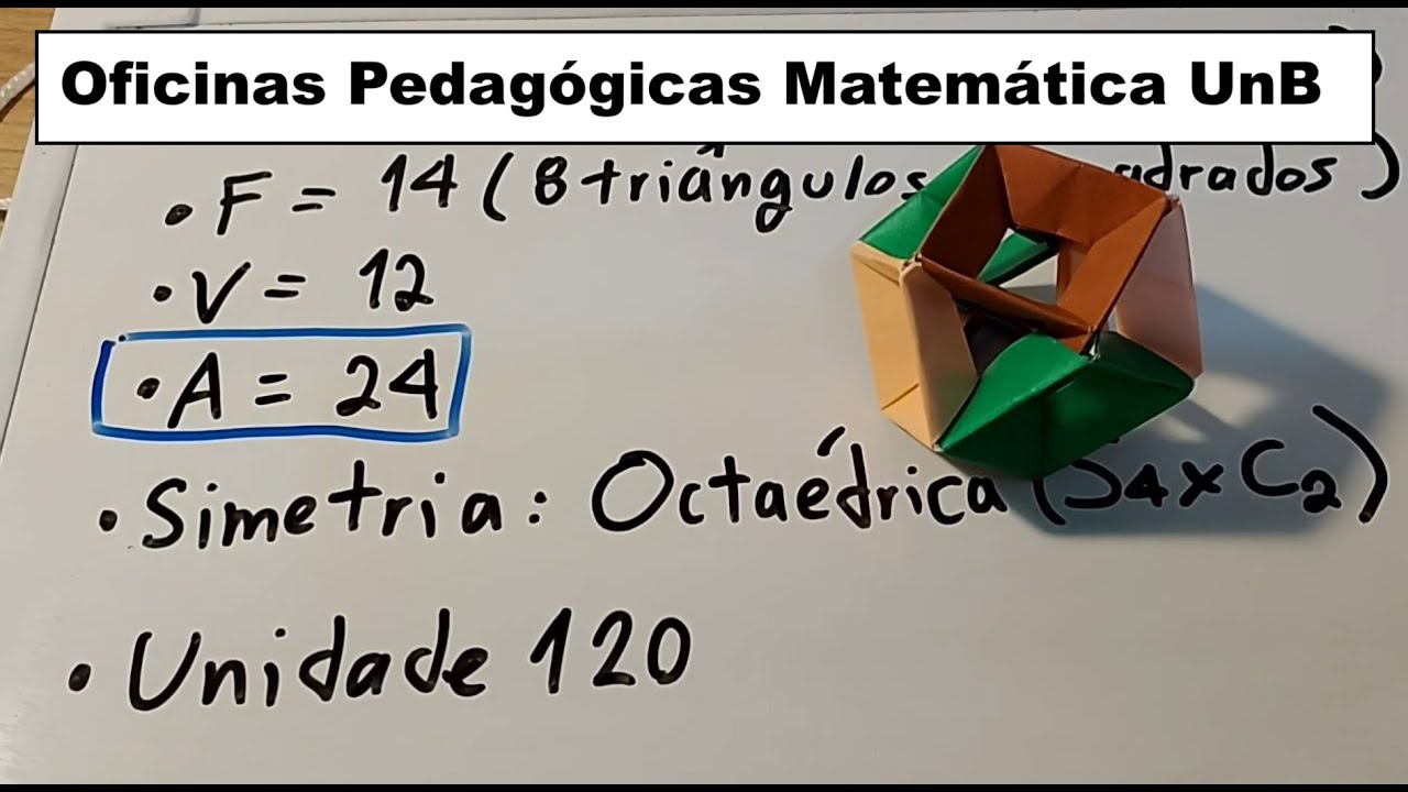 Origami Modular - Cuboctaedro - 24 Unidades 120