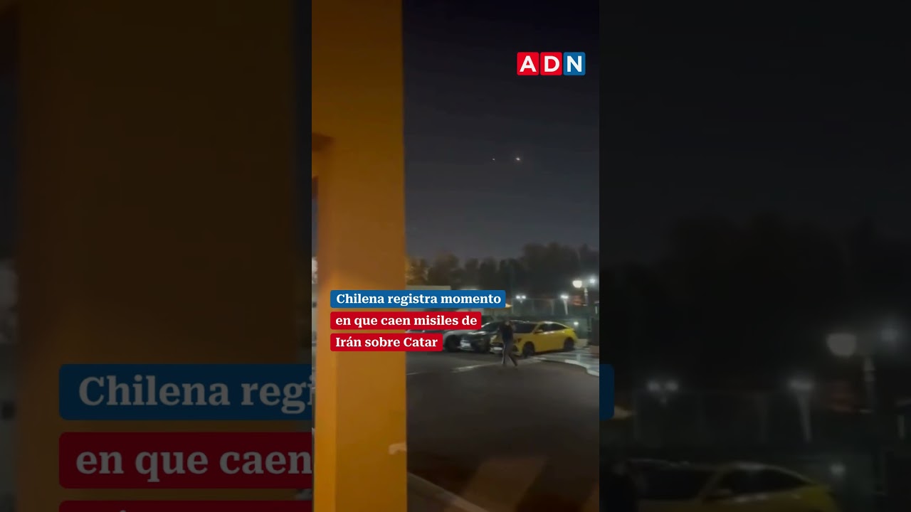 Chilena registra ataque con misiles de Ir&aacute;n sobre Catar