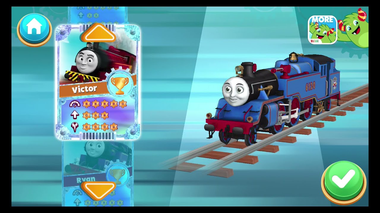 Thomas & Friends: GoGo Thomas - Victor VS Belle! Rainbow Diamond Friends Super Fun Races! (Budge)