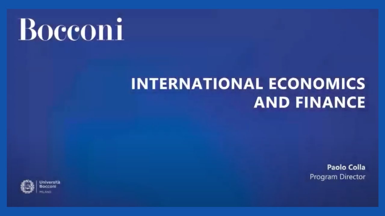 International Economics and Finance