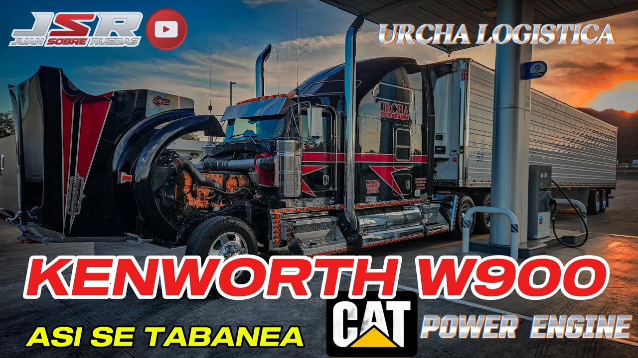 KENWORTH W900 CON CATERPILLAR C-15 VIEJA ESCUELA EL FRENO MOTOR COMO NINGUNO #truck