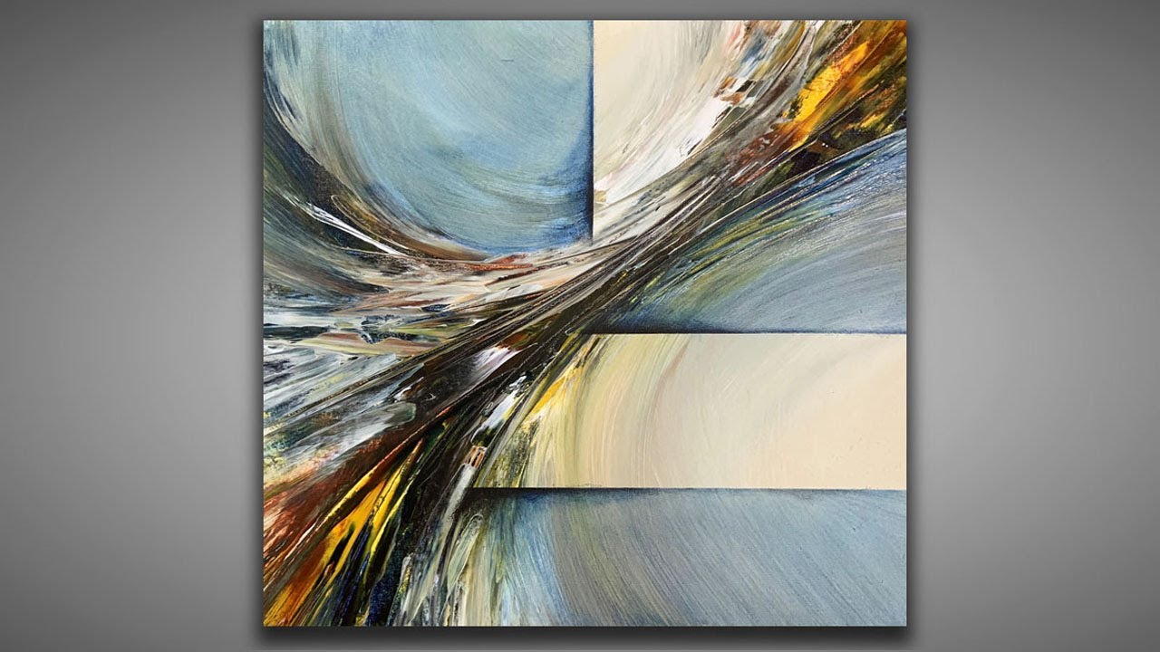 Depth Techniques for Abstract Painting / Relaxing / Easy for Beginners / Abstract Painting Demo 429