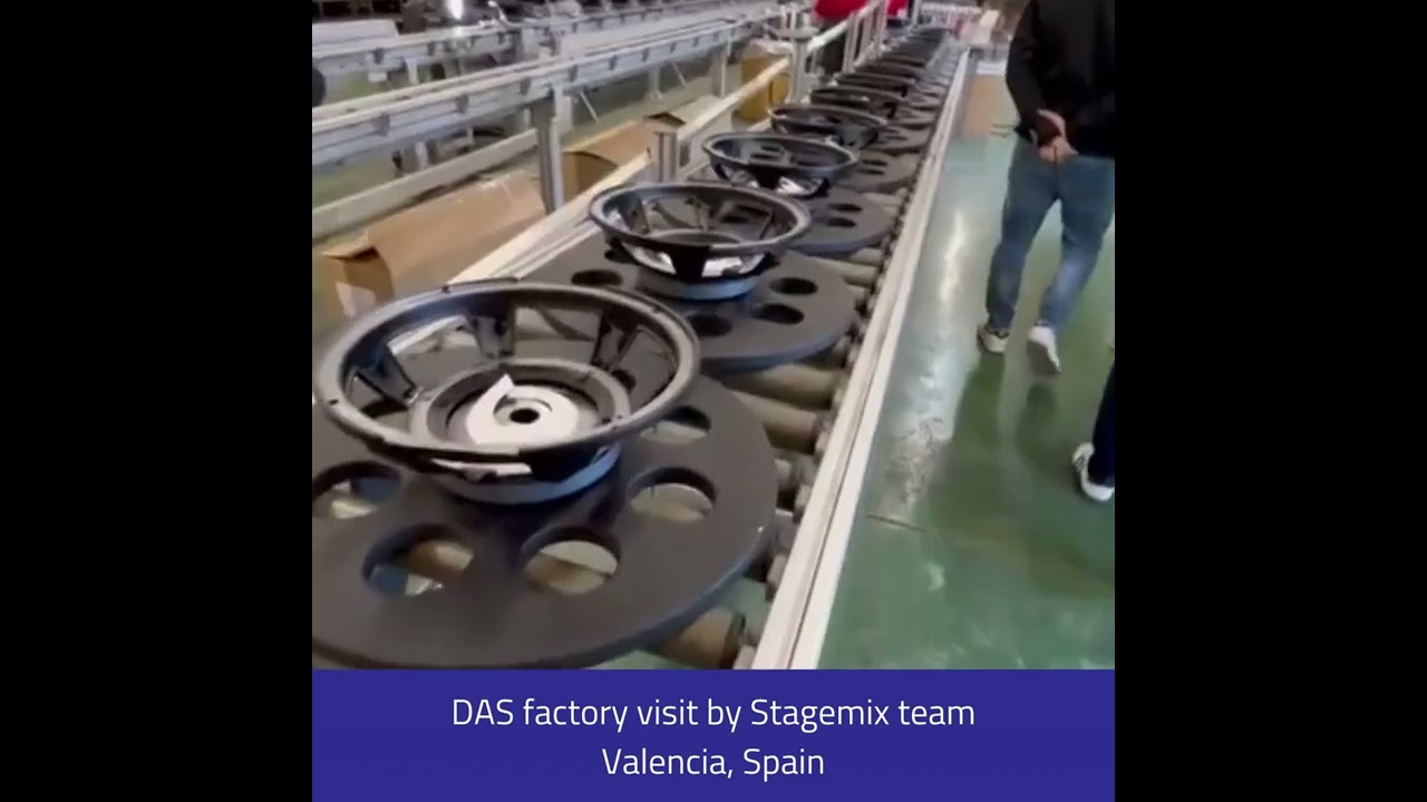 DAS Audio factory visit by Stagemix team
