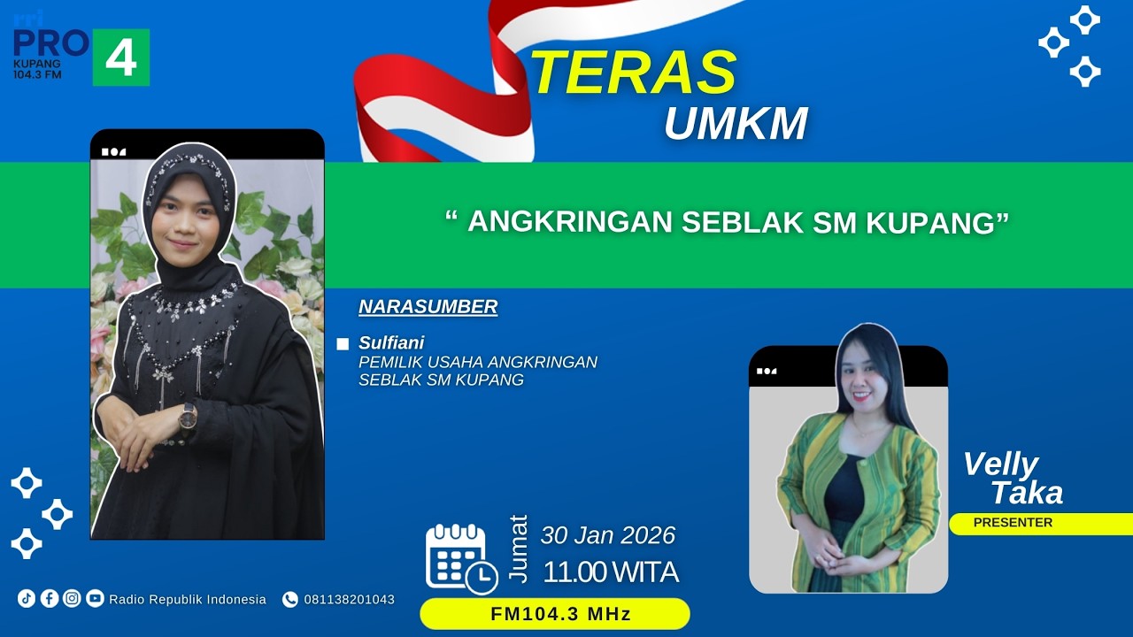 [LIVE] TERAS UMKM : ANGKRINGAN SEBLAK SM KUPANG | 30 JANUARI 2026 | 11.00 WITA