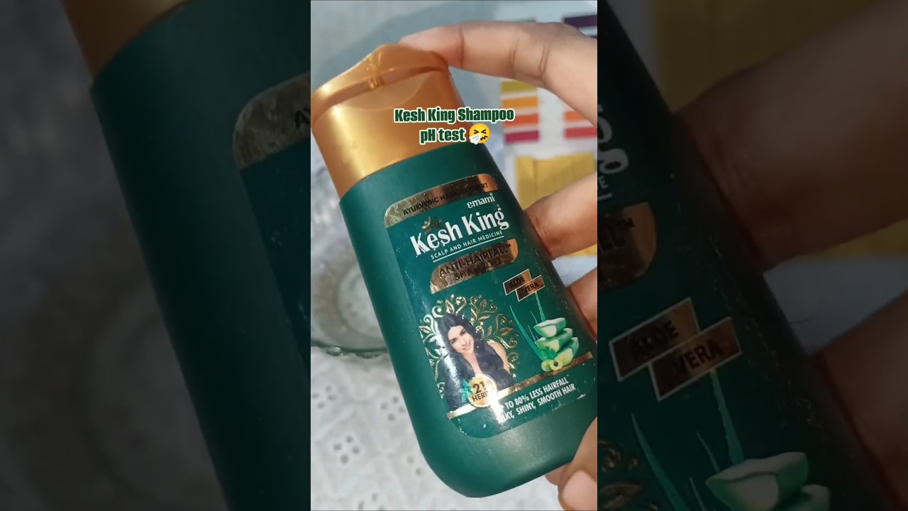 Kesh King Shampoo pH test ! shocking results!!☹️😯 is it good or bad for hair🤔