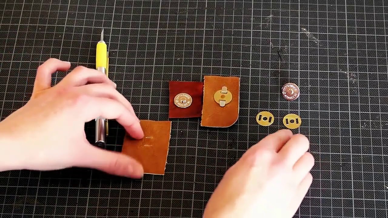 Tutorial - Hoe maak je een magneet sluiting voor tassen? I DIY I Gusti Leer