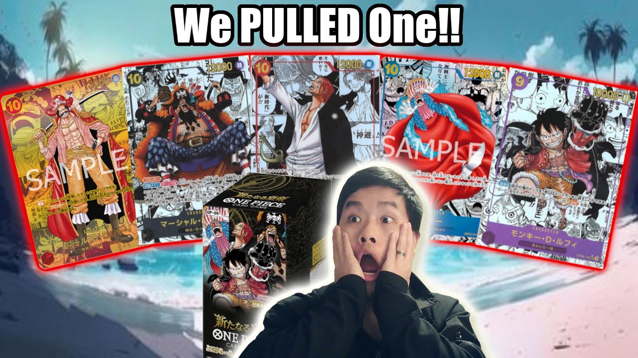 $1000 MANGA Pulled from OP09 Emperors in The New World Booster Box!