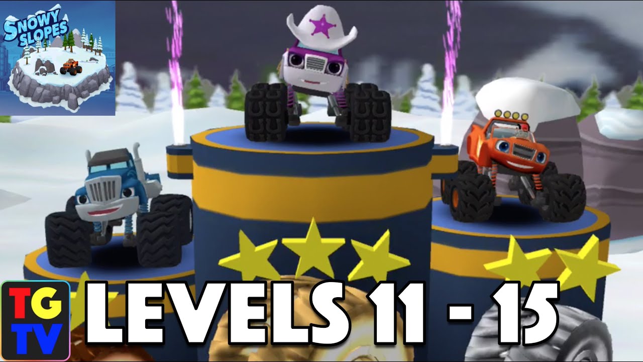 Blaze and the Monster Machines - Snowy Slopes Levels 11-15