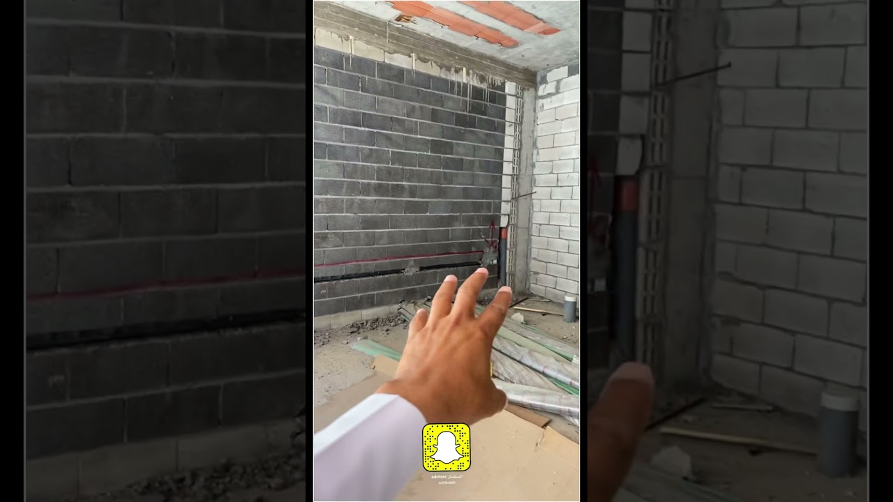 فلة الملقا ٢١ / البدء في تأسيس السباكه والكهرباء المعلقه
