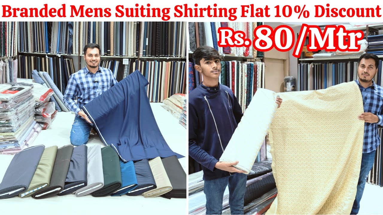 Branded Menswear 100% Pure Lenin Suiting, Shirting On Flat 10% Discount | Wholesale & Retail Fabrics