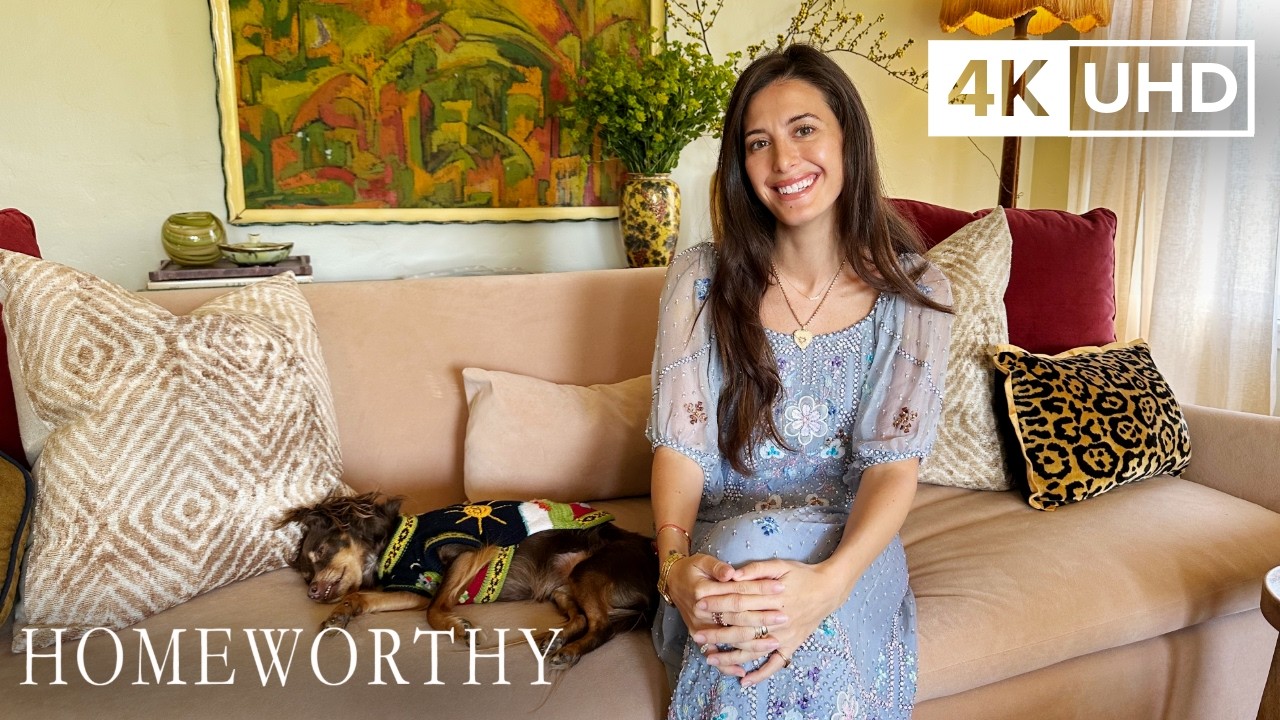 HOUSE TOUR | A 1930s Spanish-Style Los Angeles Apartment with Vintage & Eclectic Style | 4K