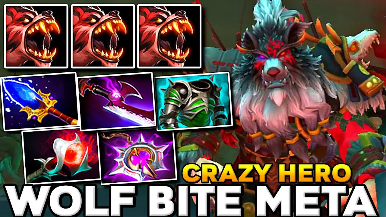 Wolf Bite Meta Genius LYCAN IMBA GG Koniec z Berłem Szalony BOHATER - Dota 2