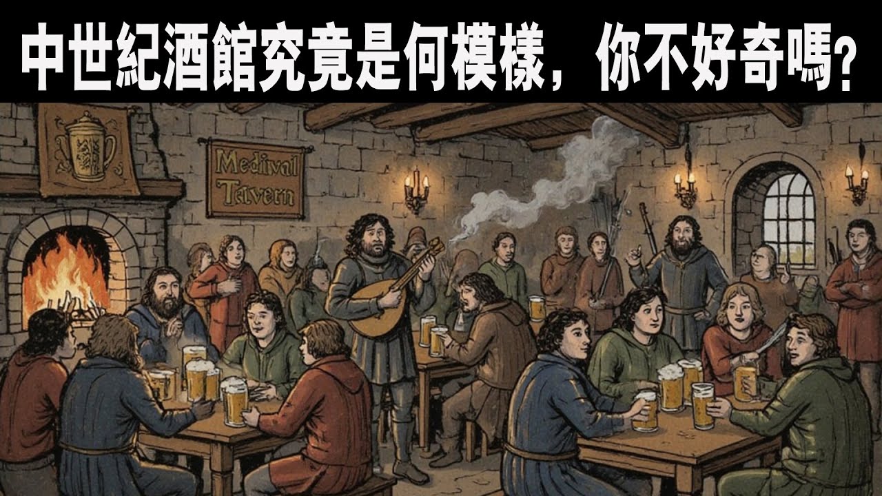 【助眠歷史故事】中世紀酒館的一天，你不好奇嗎？ #睡眠 #助眠 #夜晚故事 #沉浸式#酒馆 #中世纪贫民#中世纪生活