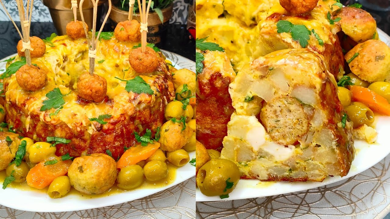 جديد رمضان 2026 / طاجين الموسكوتشو المالح وصفة سهلة ، اقتصادية و بزاااف بنينة 👌