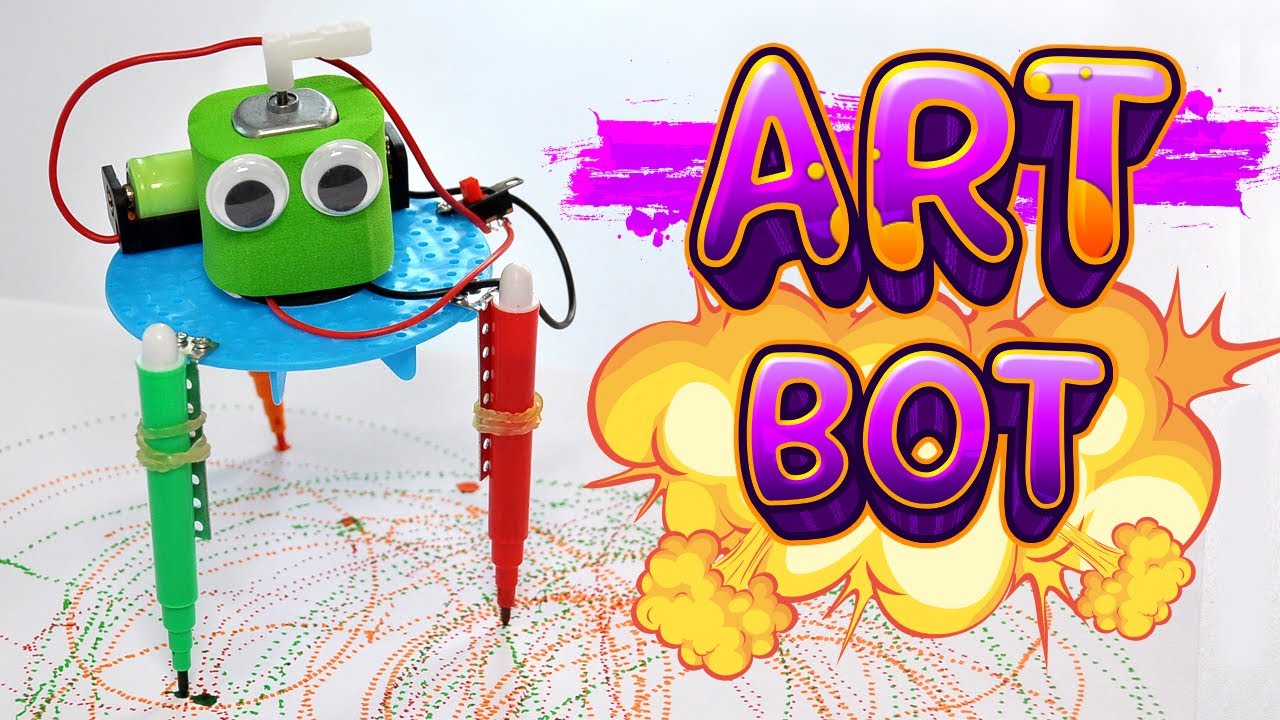 DIY Art Bot / Scribble Bot / Doodle Robot / Wiggle Bot / Scribbling Robot / Drawing Robot