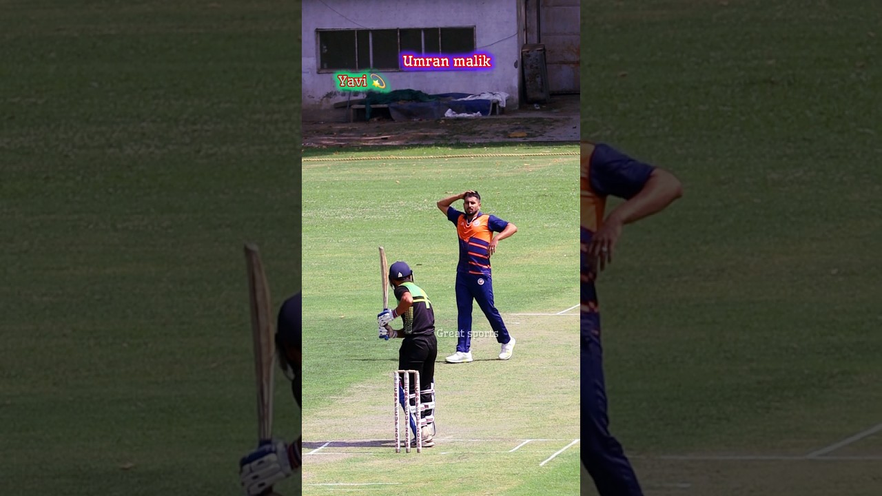 Umran Malik Bowling Highlights 150+  speed | during the  Senior Men's T-20 Trial Matches.