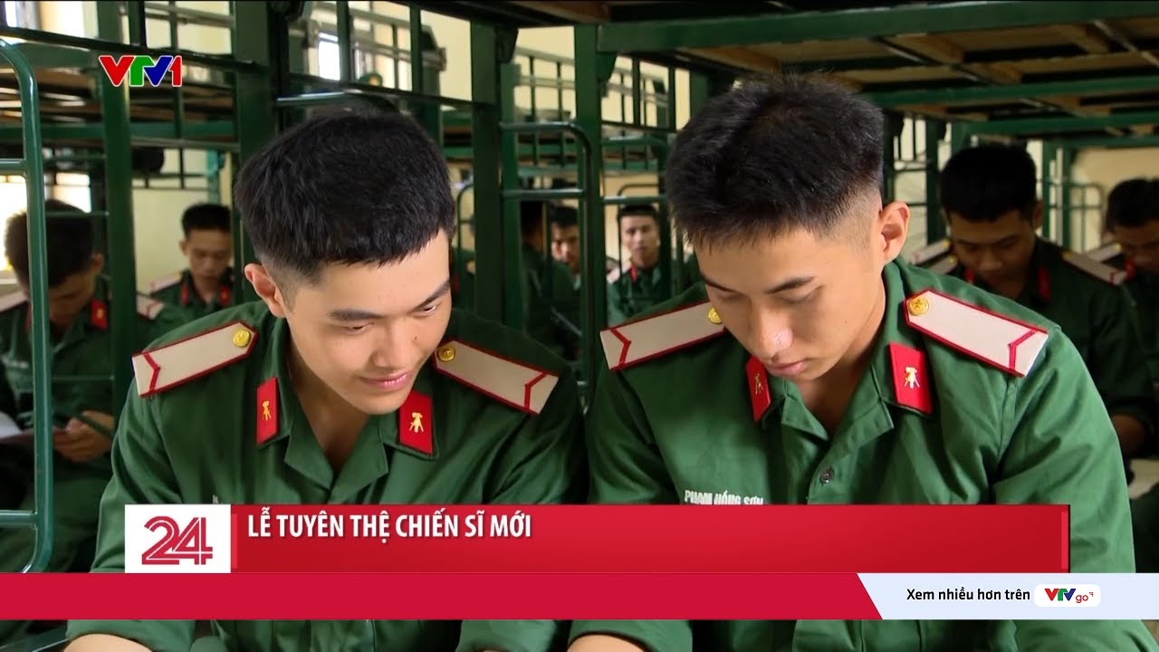 Trung tâm huấn luyện 334 tổ chức Lễ tuyên thệ chiến sĩ mới | VTV24
