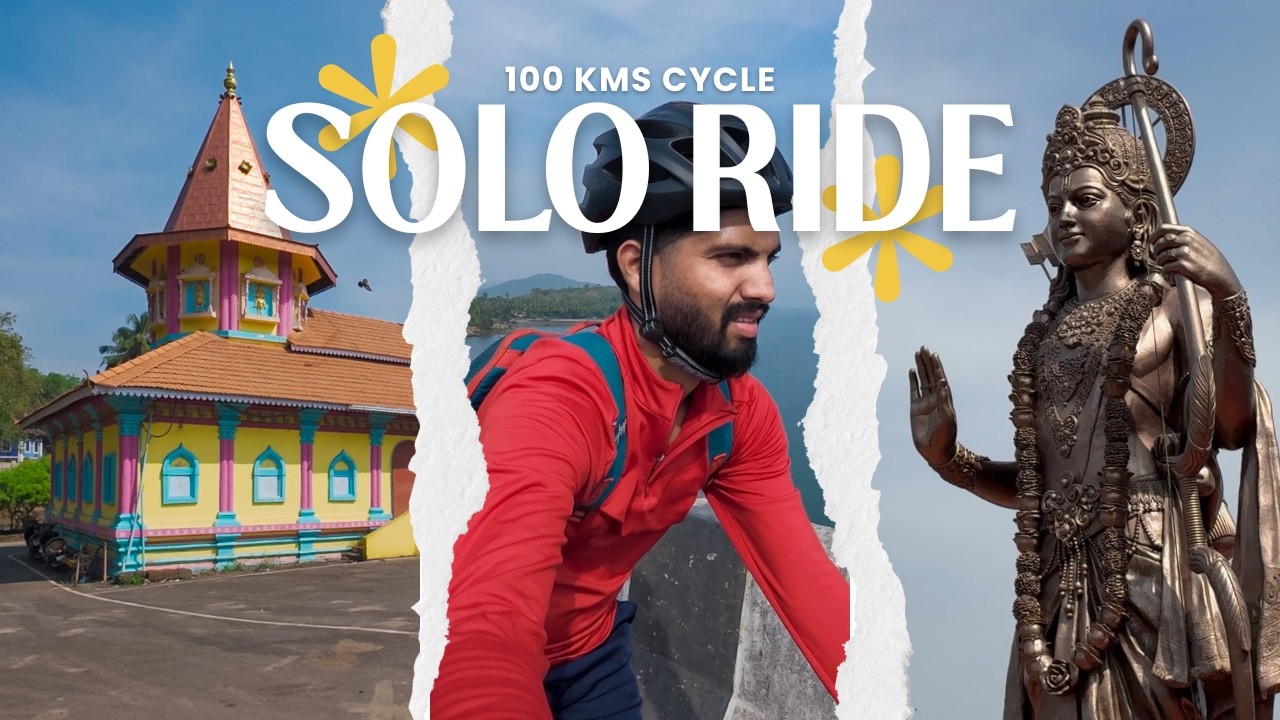 100 km Solo Cycle Ride Across 2 States - Panjim To Karwar