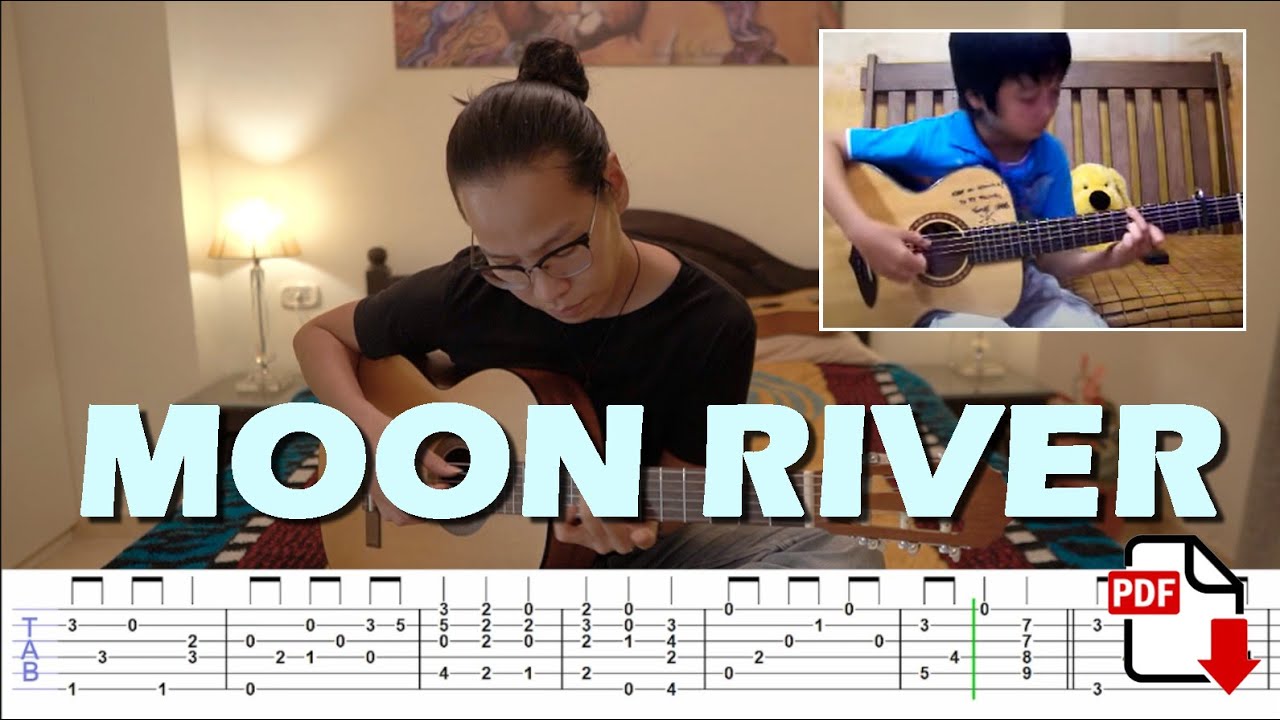 MOON RIVER - Sungha Jung ver. | Fingerstyle Guitar Cover | FREE TABS Guitartime