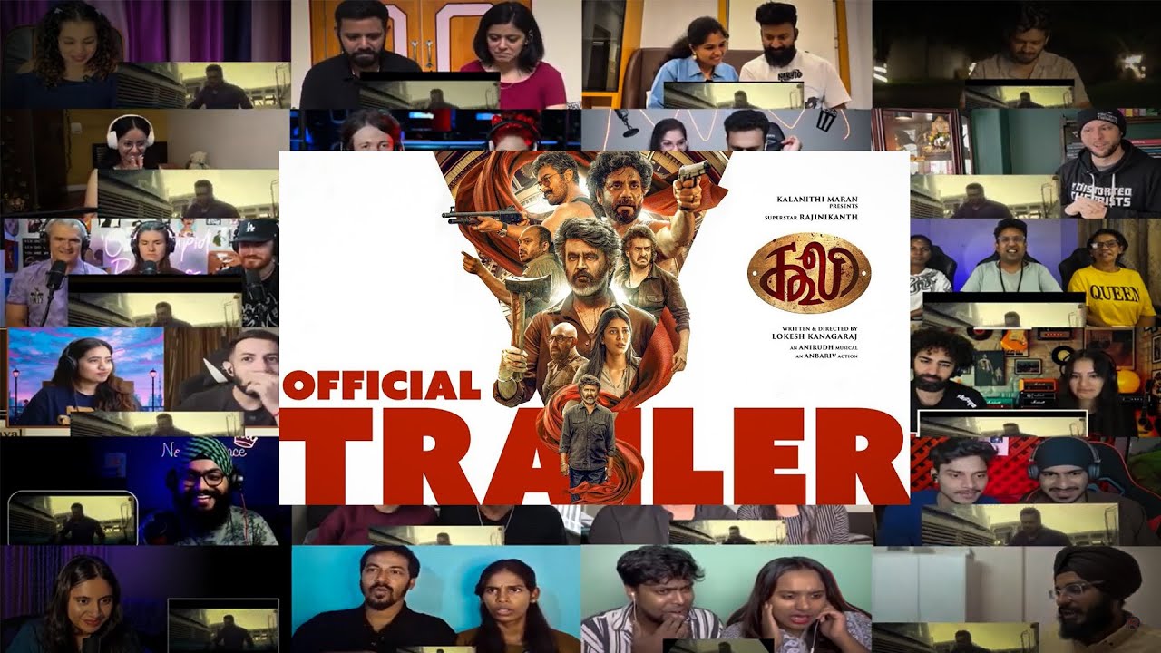 Coolie Official Trailer Mega Reaction Mashup | Superstar Rajinikanth | Lokesh | Anirudh | DR |