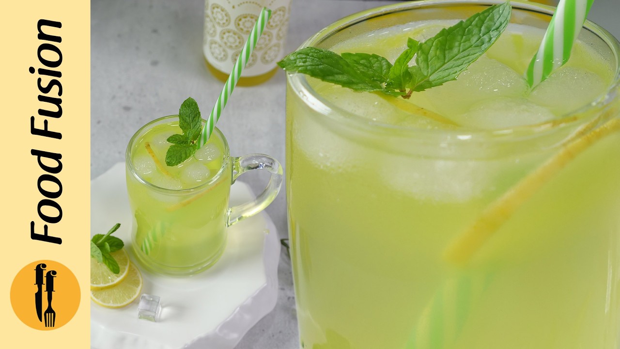 Lemon Squash Recipe by Food Fusion