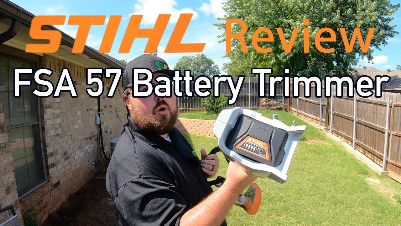 Обзор и демонстрация аккумуляторного триммера Stihl FSA 57
