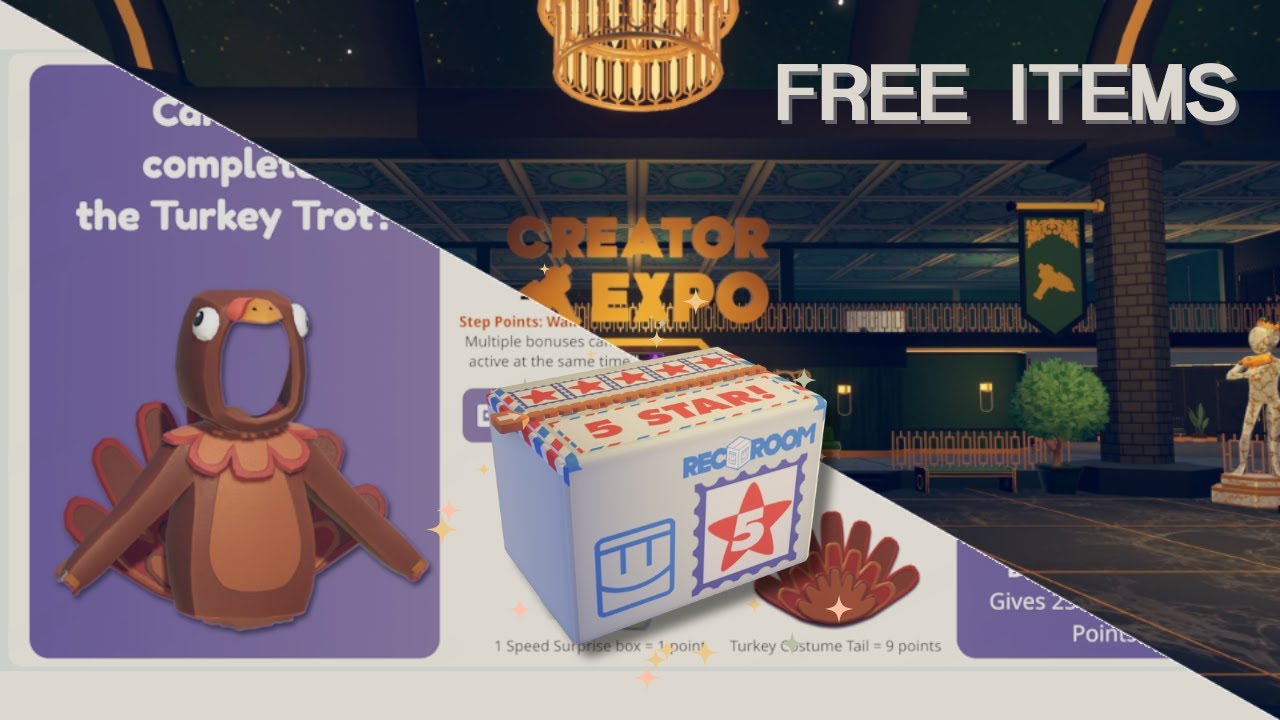 Множество бесплатных вещей! Rec Room Creator Expo 2025
