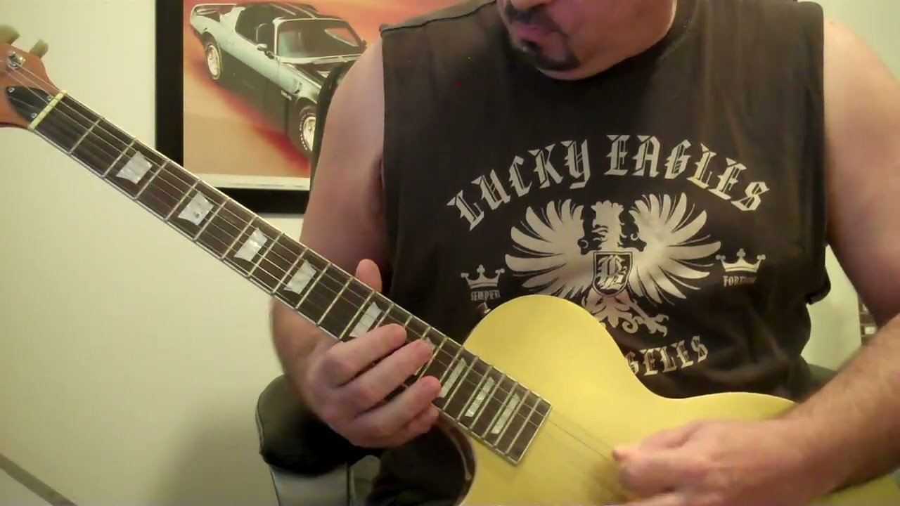 Bad Company Rock and Roll Fantasy Guitar cover by Lefty99riffs