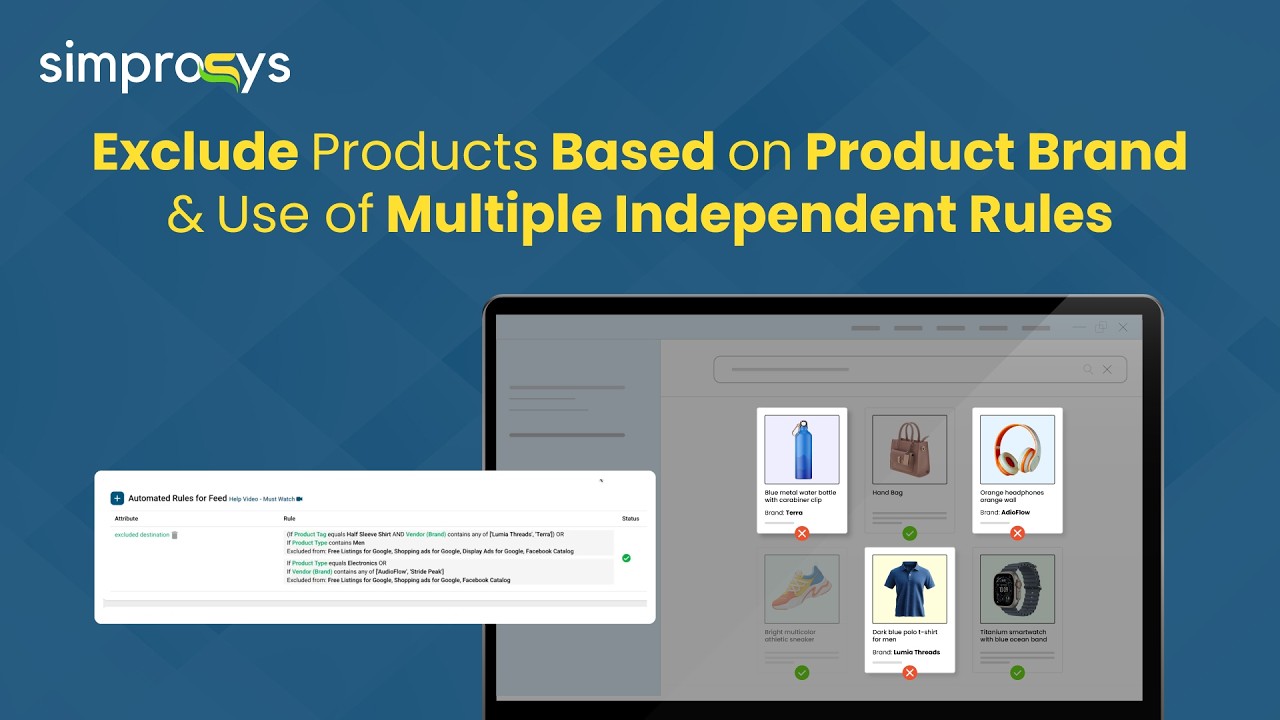 Exclude Products Based on Brand & Multiple Independent Rules from Product Feed for WooCommerce