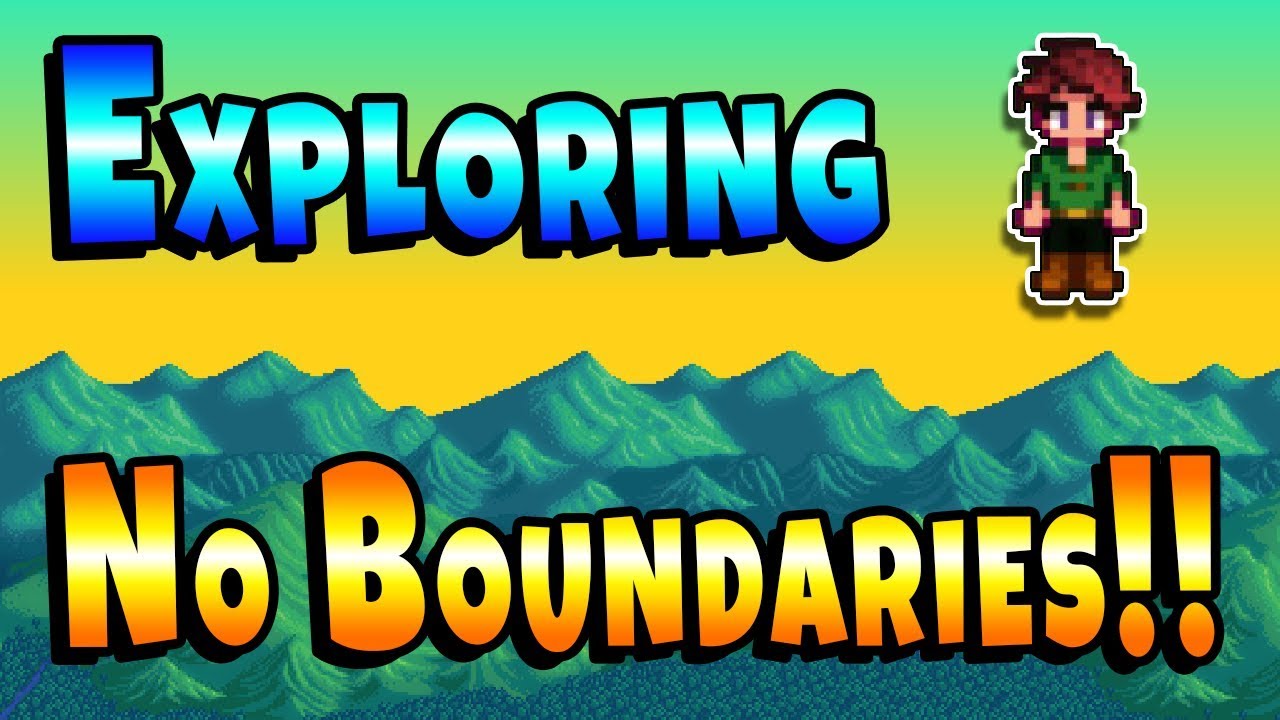 Exploring Outside The Map! Secret Skeleton Dialogue! - Stardew Valley
