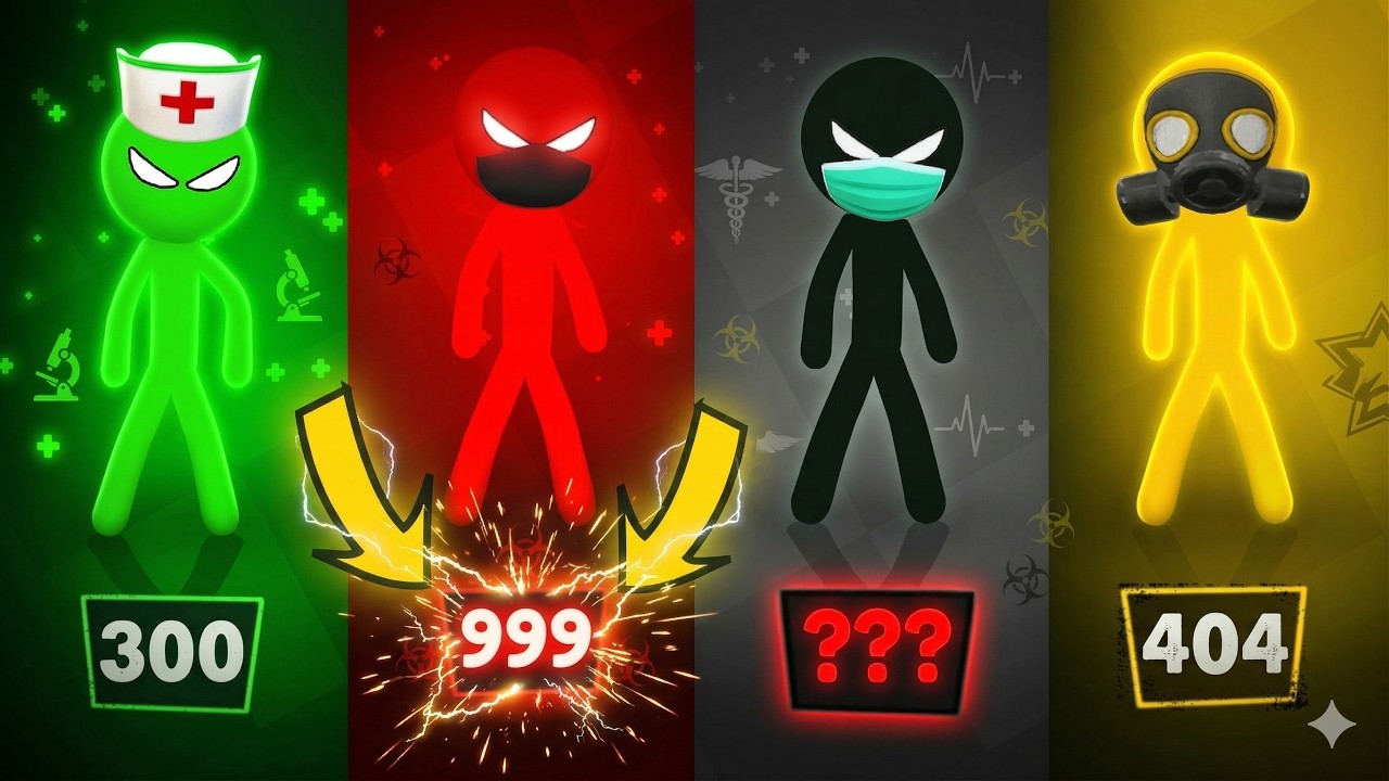 Stickman BEST MINIGAMES Tournament - Stickman Party 1 2 3 4 Player 2026