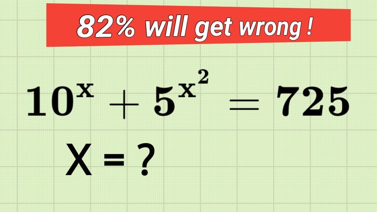 82% will get wrong! Olympiad maths challange 